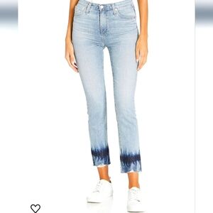 AG Isabelle high rise straight leg crop